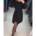 Dames Tijdloze Mini Jurk