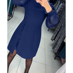 Dames Tijdloze Mini Jurk