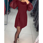 Dames Tijdloze Mini Jurk