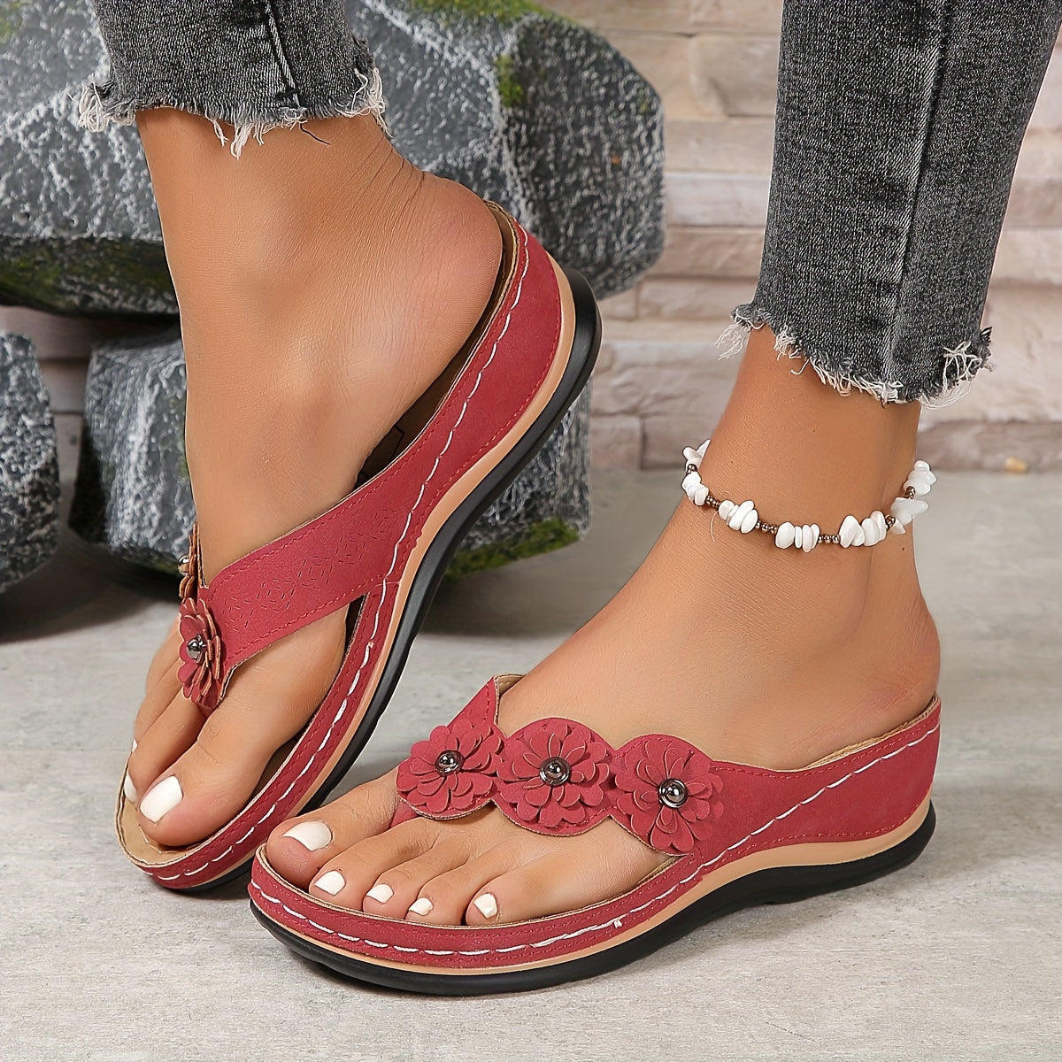 Dames Orthopedische Instap Sandalen met Demping