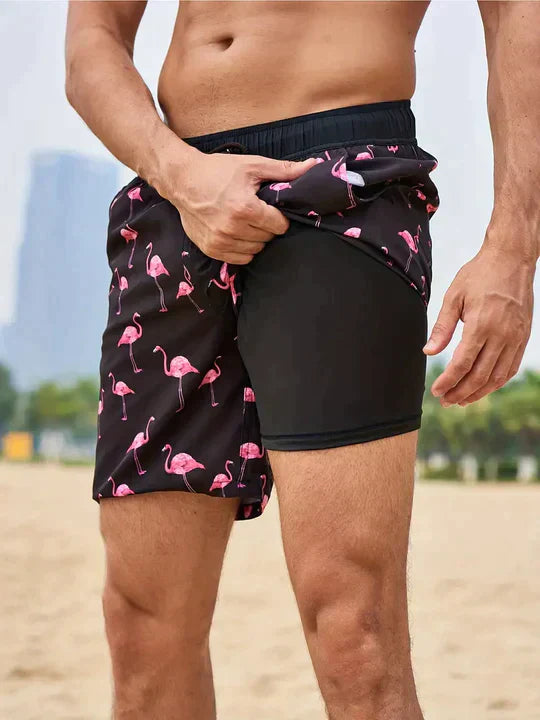Heren Zwemshort met Compressievoering Montarello