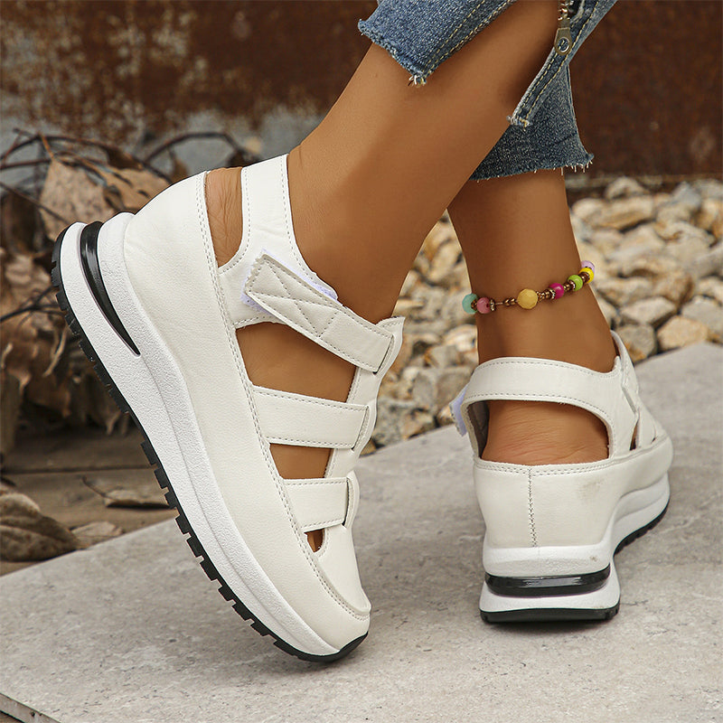 Dames Gesloten Teen Sandalen met Bandjes