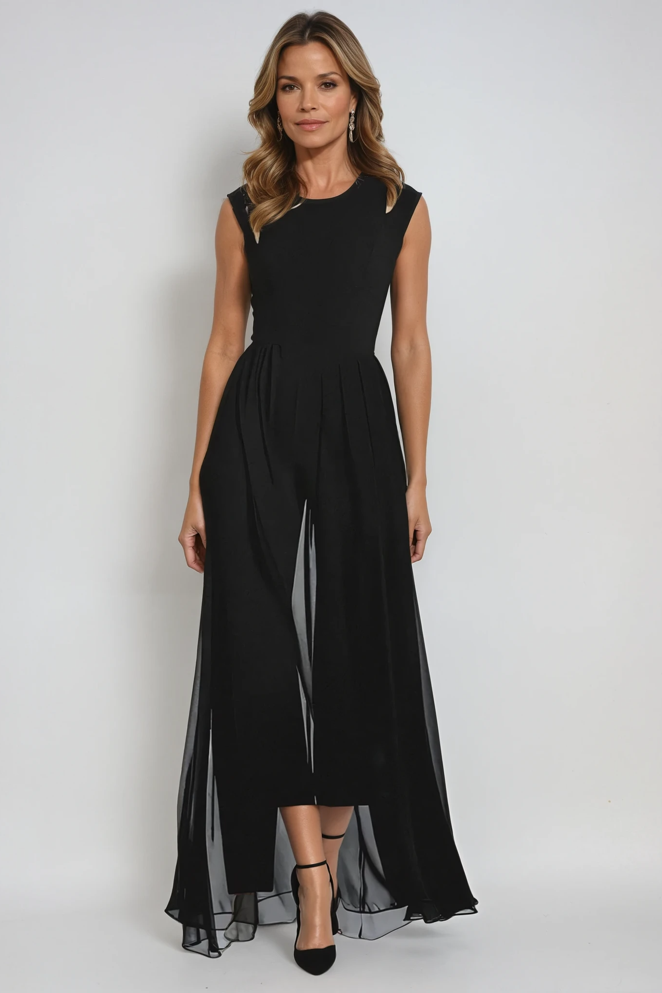 Dames Mouwloze Maxi Avondjurk Elegante Stijl