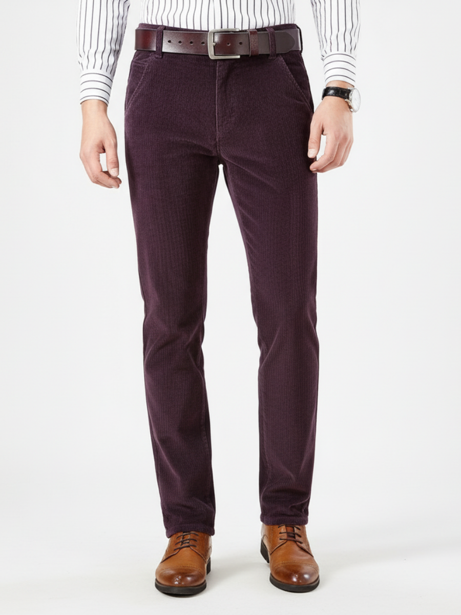 Heren Corduroy Zakelijke Broek