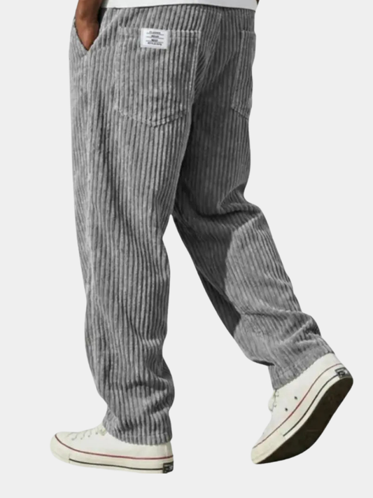 Heren Casual Corduroy Broek Montarello