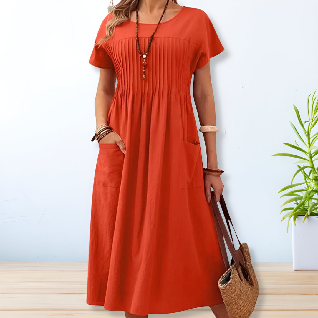 Dames Relaxed Fit Maxi Jurk voor Overdag