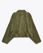 Dames Elegante Damesjas met Suède Look Montarello