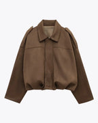 Dames Elegante Damesjas met Suède Look Montarello