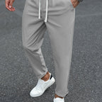 Heren Tapered Comfort Broek met Trekkoord Montarello