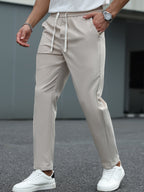 Heren Tapered Comfort Broek met Trekkoord Montarello