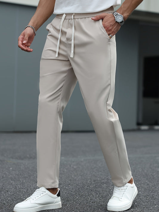 Heren Tapered Comfort Broek met Trekkoord Montarello
