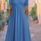 Babs Dress | Comfortabel V-hals Zomerjurkje - Carla Moda