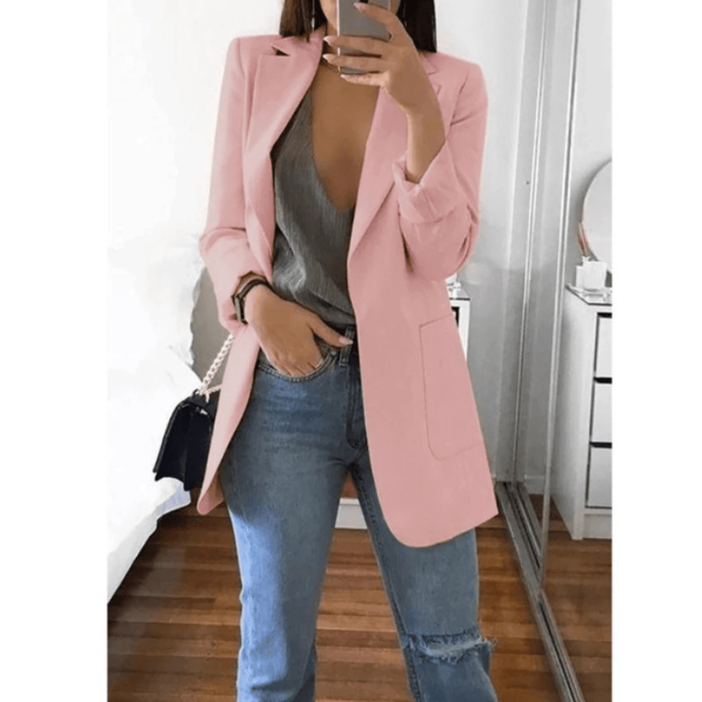 Bailey Blazer | Lange Dames Blazer - Carla Moda