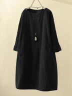 Dames Corduroy Tuniek Mini Jurk
