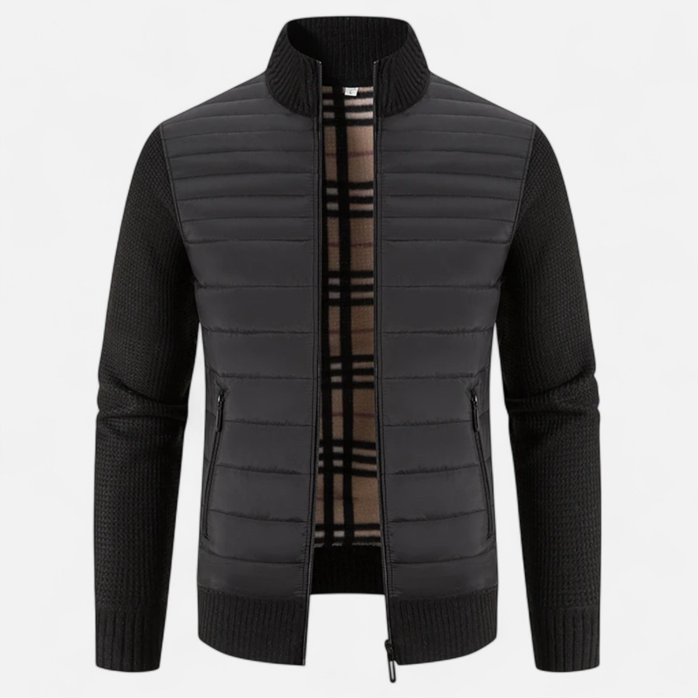 Heren Gevoerde Ribjas Heritage Stijl