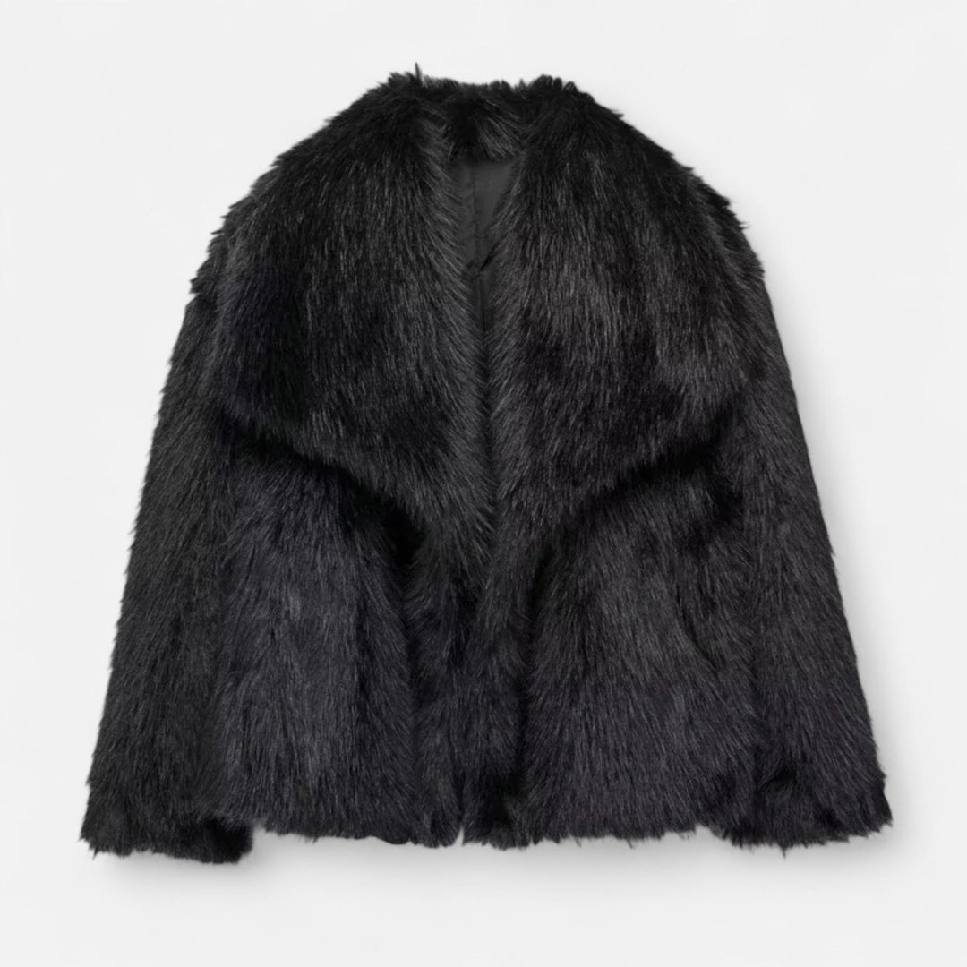 Dames Bordeaux Winterjas Klassieke Stijl
