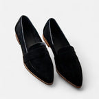 Dames Suède Loafers Klassieke Stijl