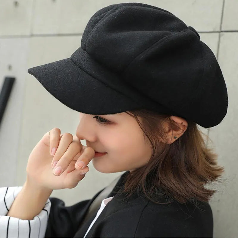 Fayen Muts | Vintage Newsboy Wintermuts voor Heren of Vrouwen