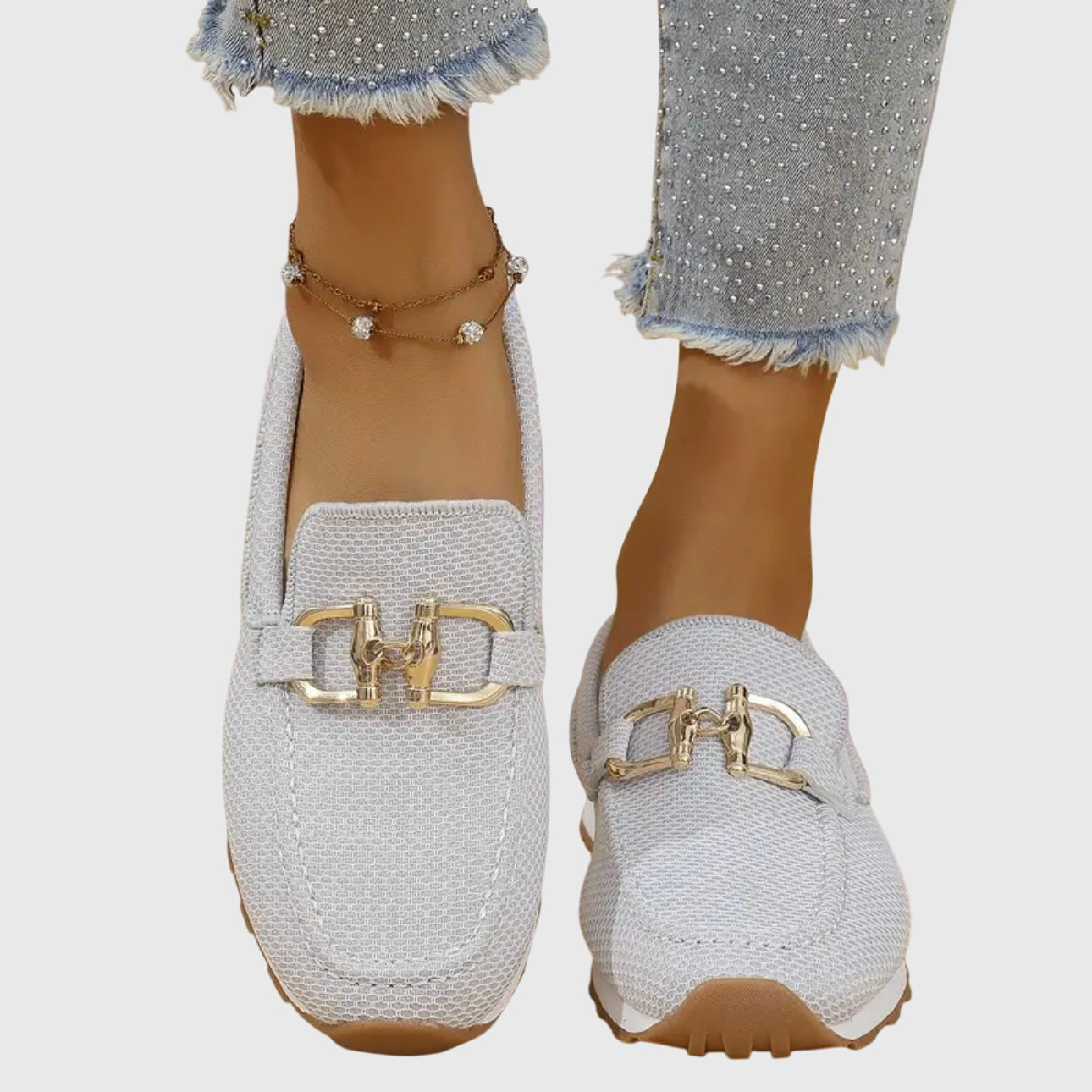 Dames Orthopedische Mesh Instappers Platform Zool