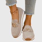 Dames Orthopedische Mesh Instappers Platform Zool