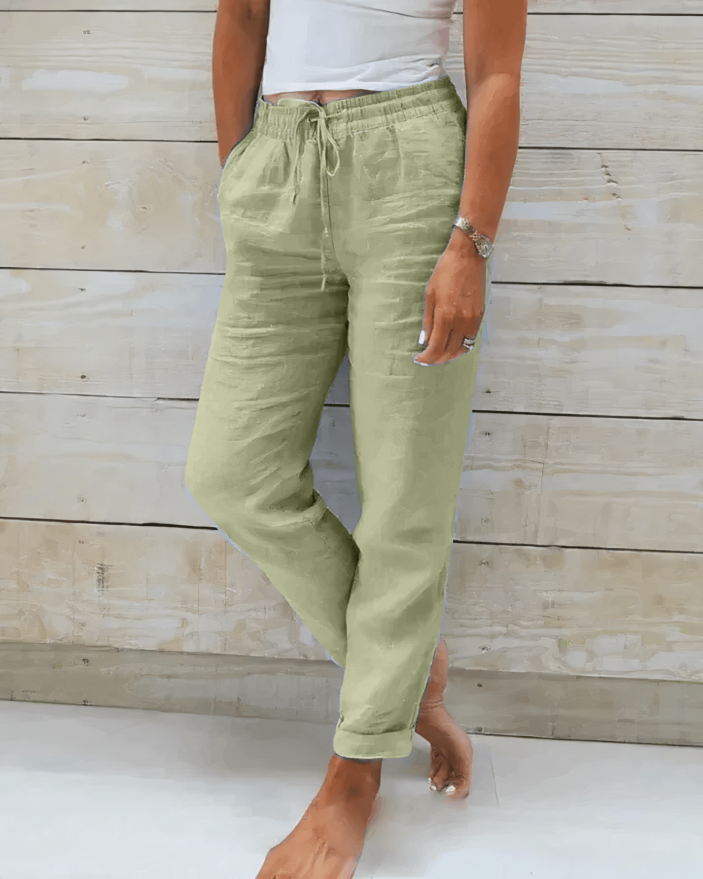 Bonita Katoenen Broek | Comfortabel De Hele Dag Dragen - Carla Moda