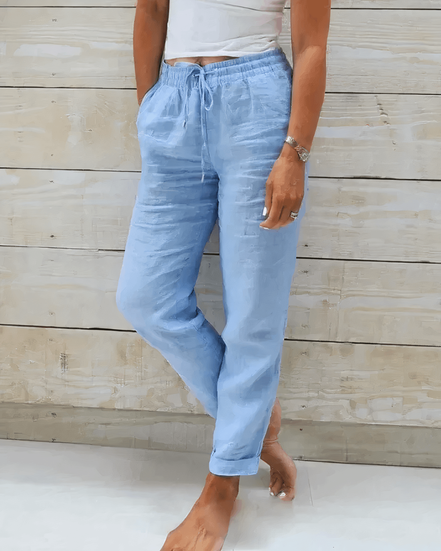 Bonita Katoenen Broek | Comfortabel De Hele Dag Dragen - Carla Moda