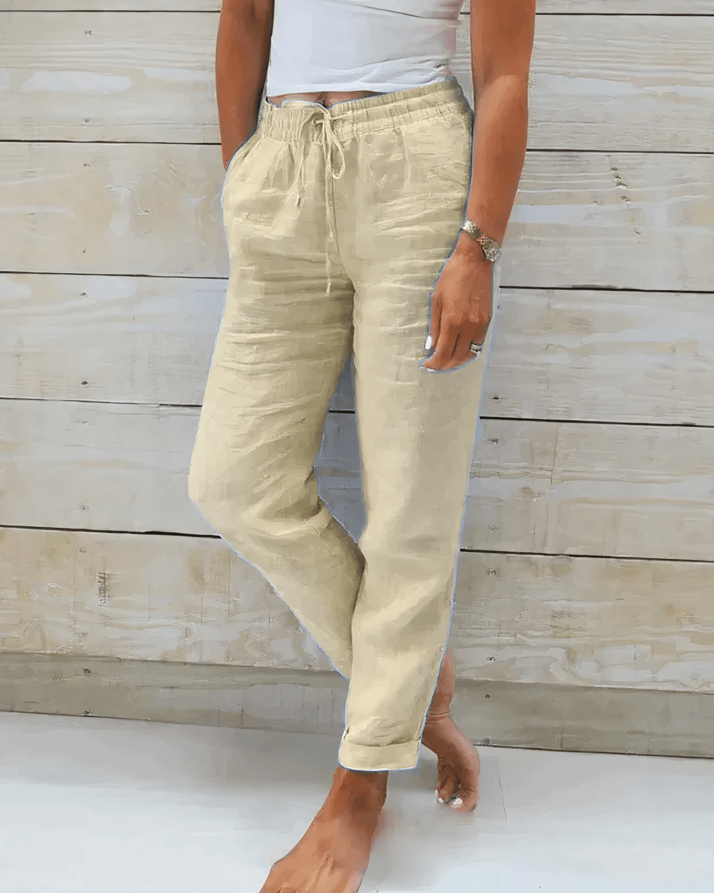 Bonita Katoenen Broek | Comfortabel De Hele Dag Dragen - Carla Moda