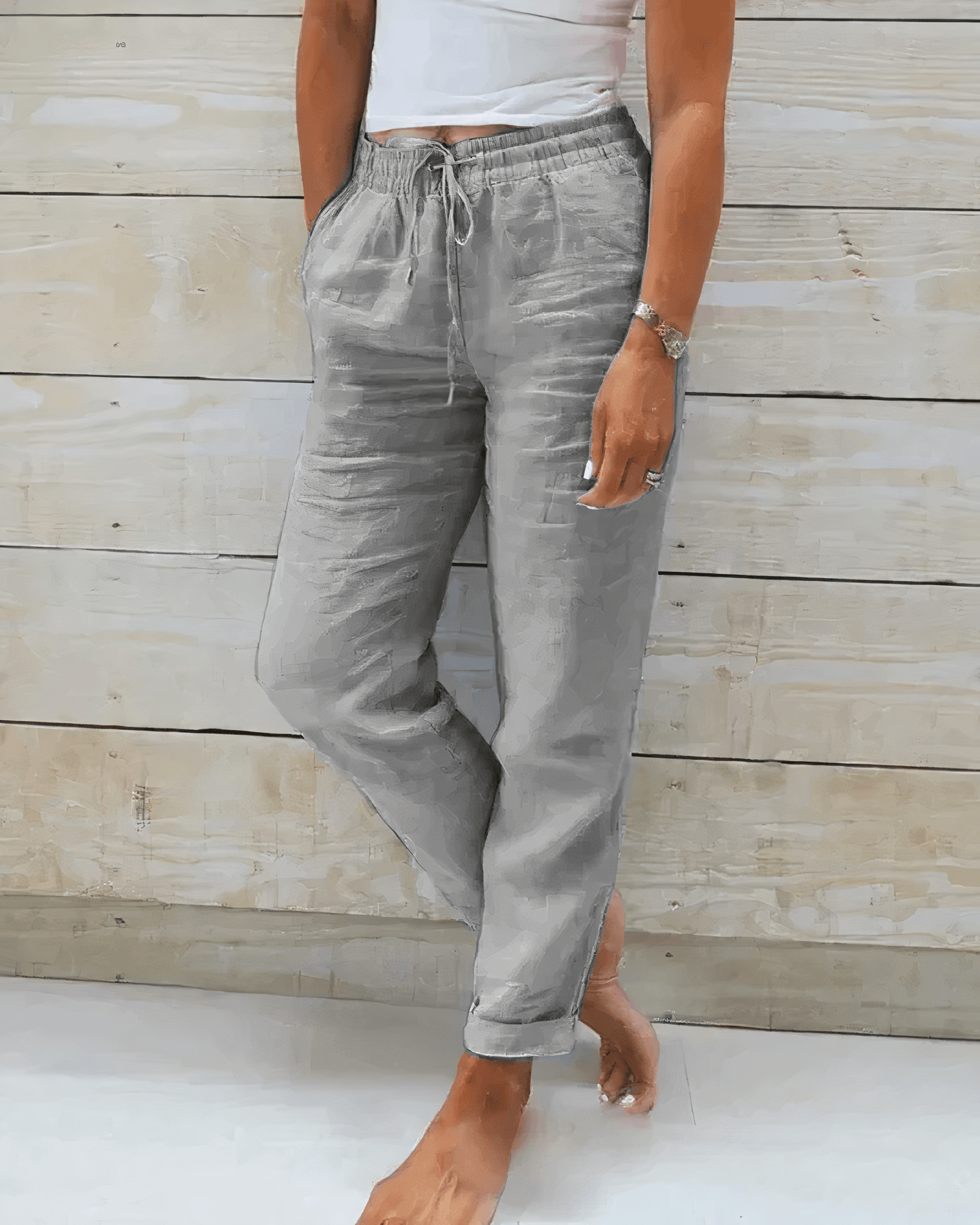 Bonita Katoenen Broek | Comfortabel De Hele Dag Dragen - Carla Moda