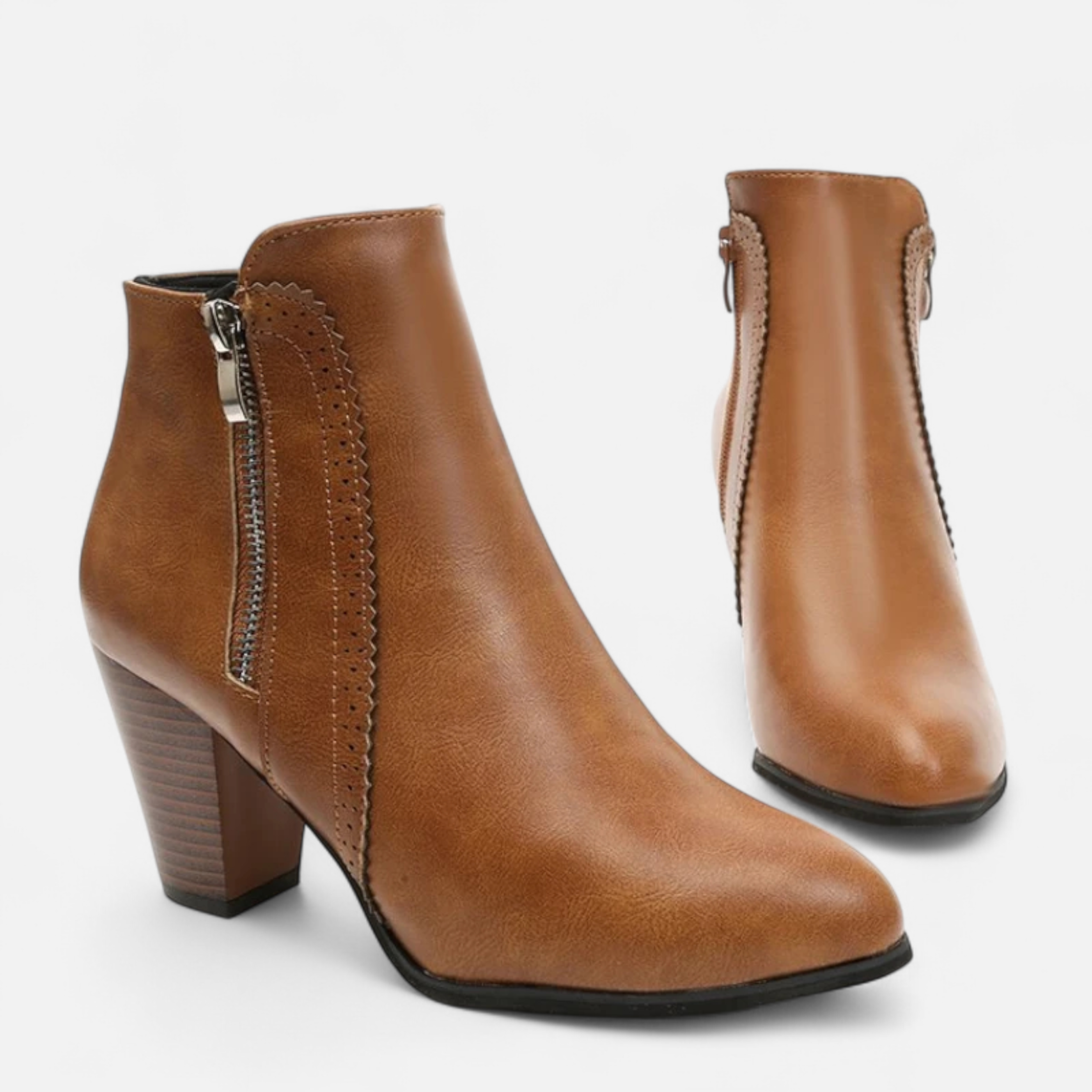 Ladies Richmond Brogue Boots Classic Style