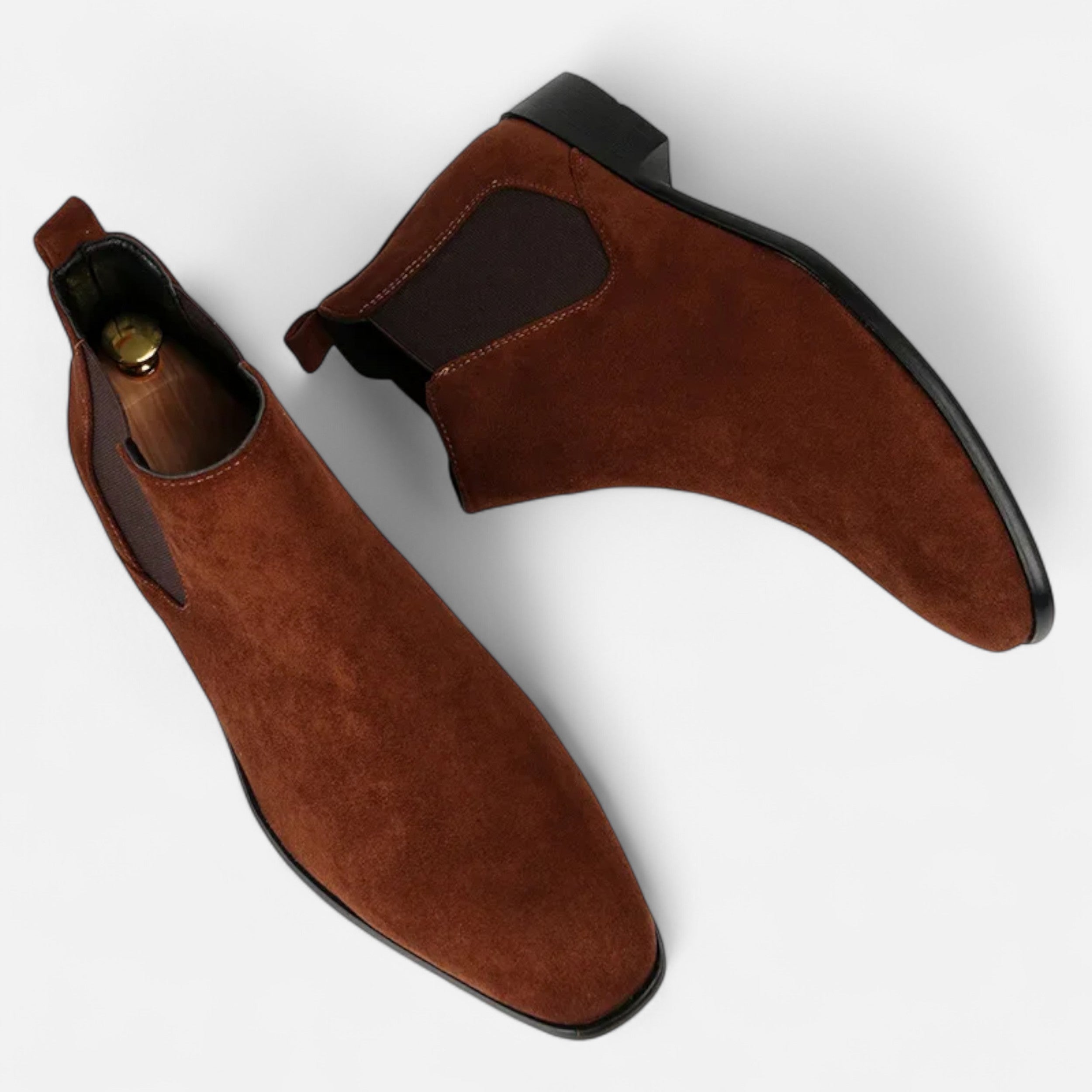 Heren Suède Boots Heritage Stijl