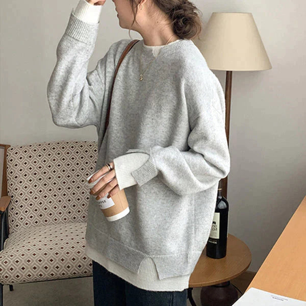 Ynes Jumper | Herfst Oversized Gebreide Jumper