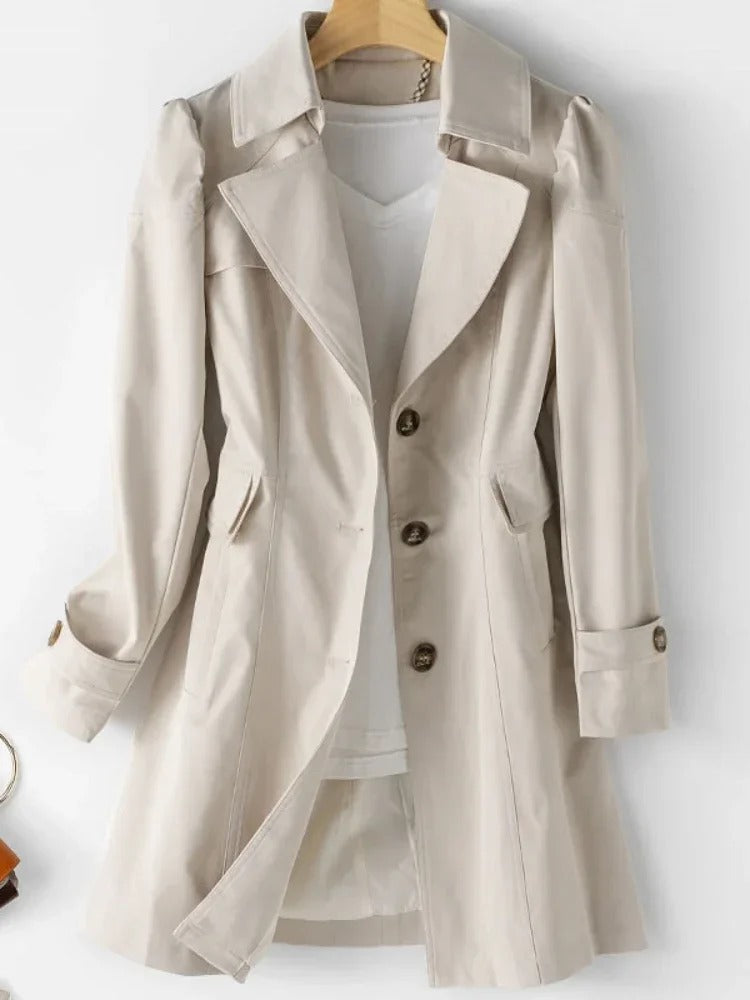 Alma Jas | Herfst Klassieke Trenchcoat voor de Herfst