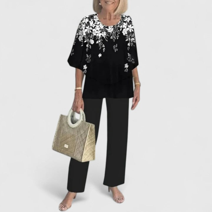 Dames Elegante Tweedelige Set