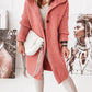 Waldaine Vest | Gebreid Vest met Knoopsluiting en Capuchon