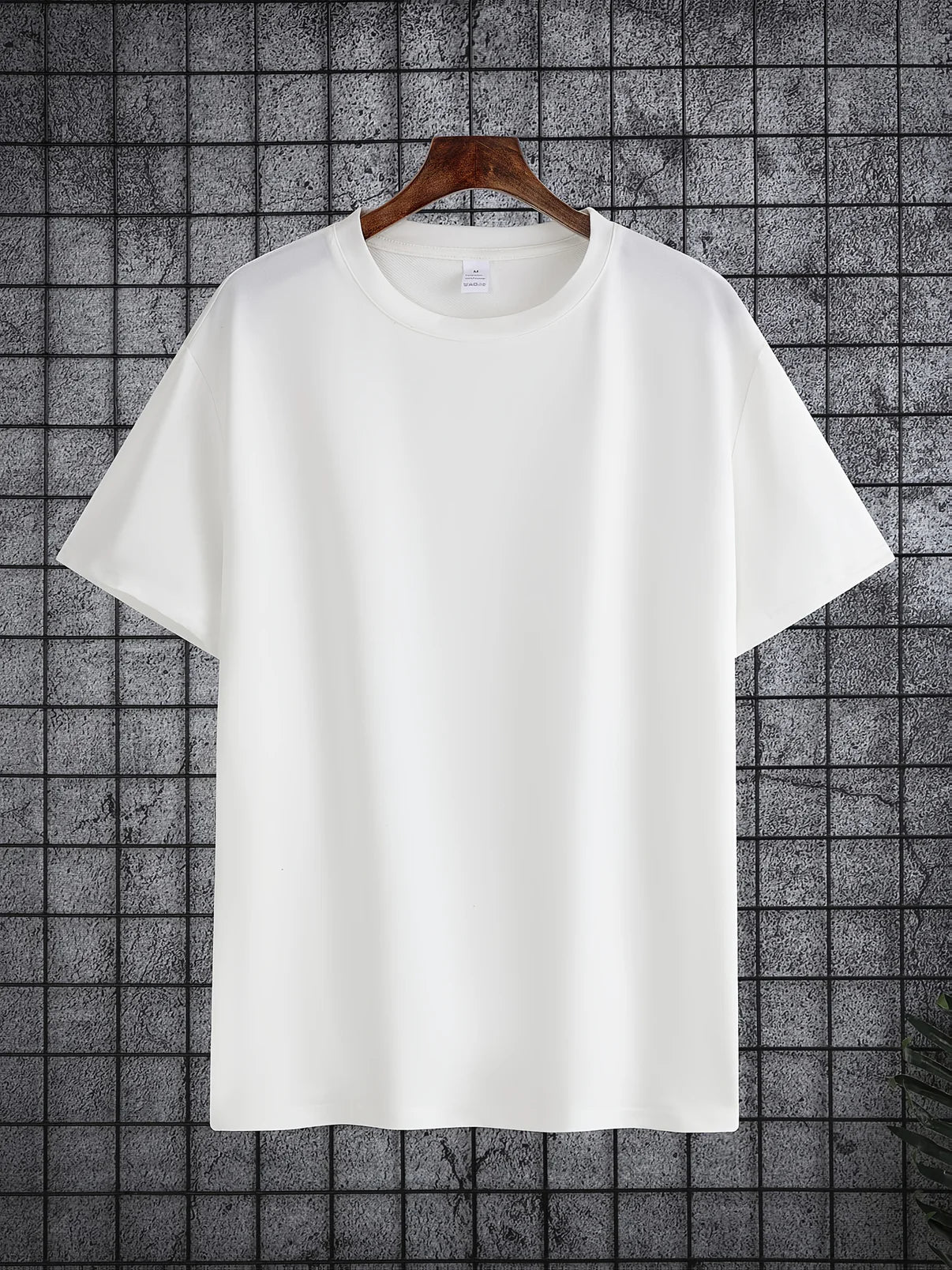 Levin Overhemd | Heren Solid Pull-Over Ronde Hals Overhemd