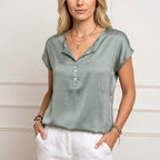 Dames Zijde Look Top