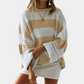 Yahana Jumper | Herfst Gestreepte Oversized Gebreide Jumper