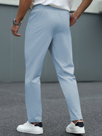 Heren Tapered Comfort Broek met Trekkoord Montarello