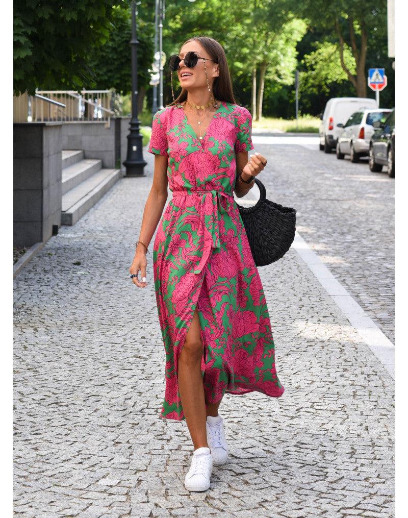 Celine Jurk | Stijlvolle Maxi Jurk - Carla Moda