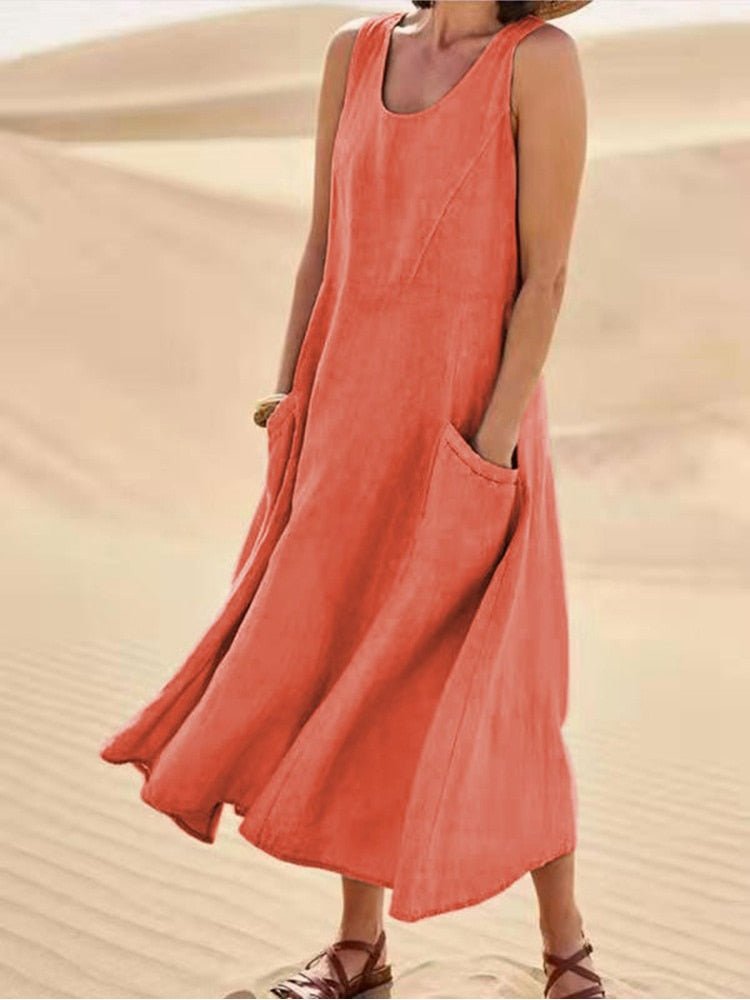 Women's Lightweight Midi Dress