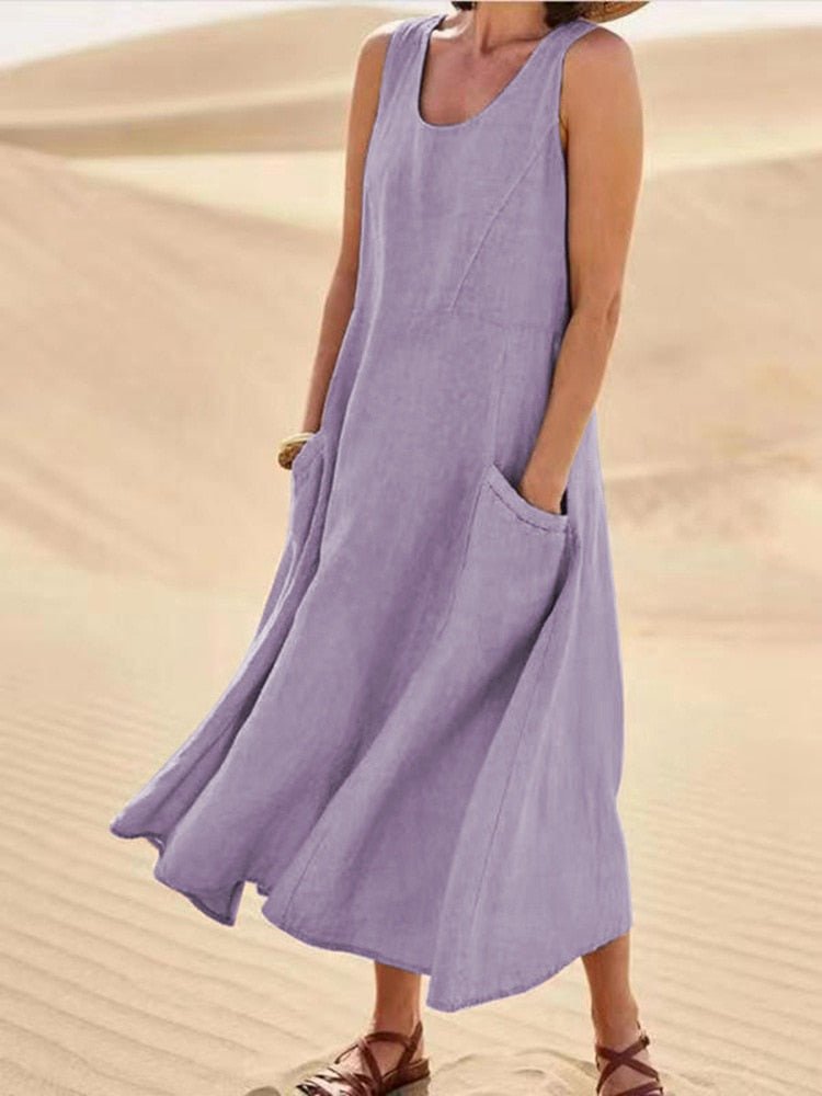 Women's Lightweight Midi Dress