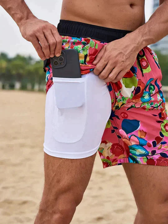 Heren Zwemshort met Compressievoering Montarello