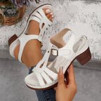 Dames Blokhak Sandalen met Demping