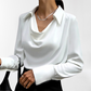 Ulvaine Blouse | Dames Herfst Elegante Zijde Blouse
