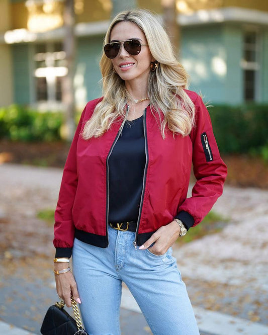 Damaris Bomber Jack | Stijlvolle Jack met Zakken - Carla Moda