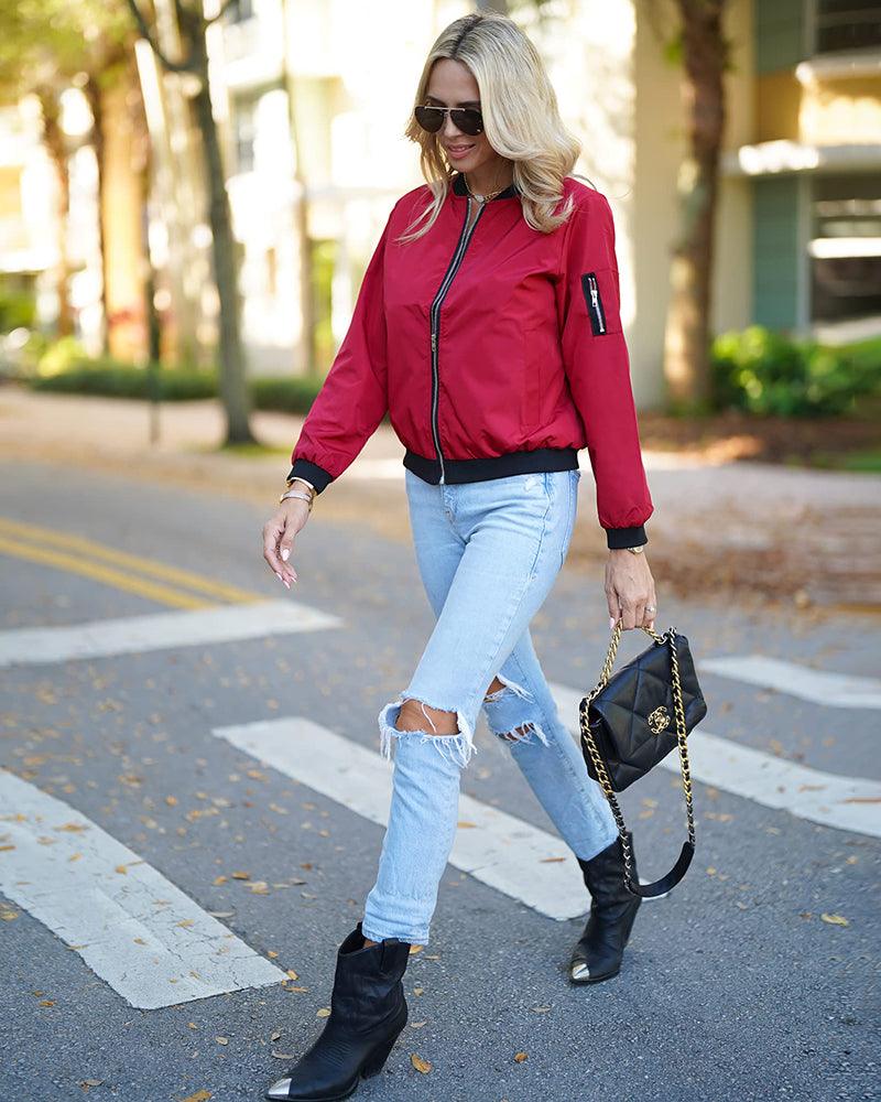Damaris Bomber Jack | Stijlvolle Jack met Zakken - Carla Moda