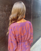 Dames Maxi Jurk met Gedraaide Taille