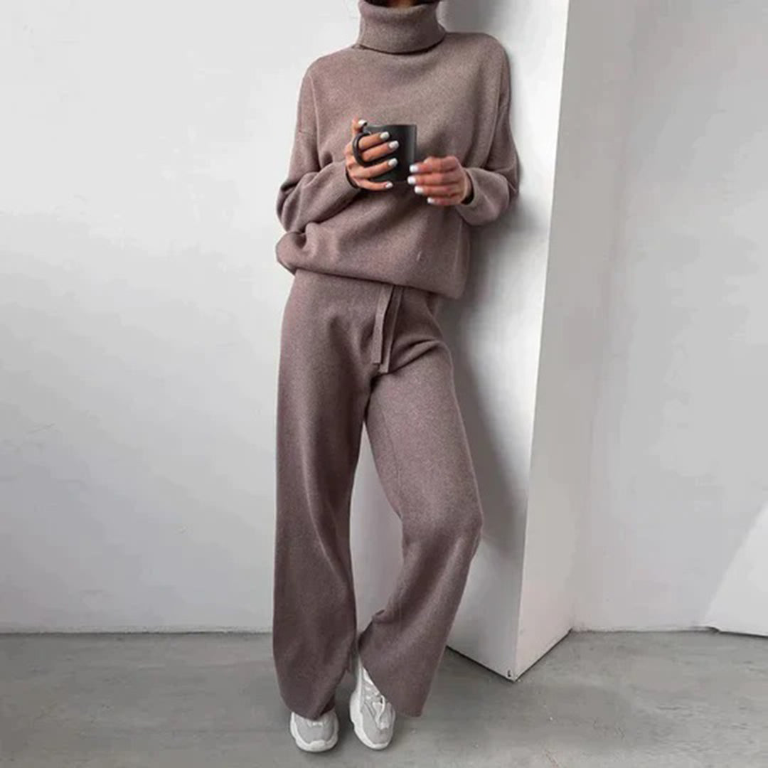 Dames Cashmere Lounge Set Comfortabel