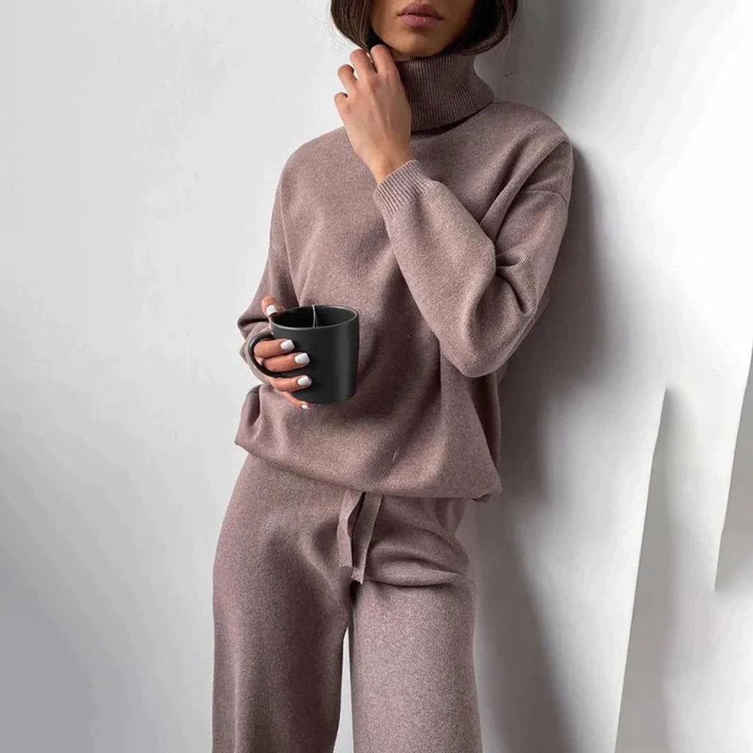 Dames Cashmere Lounge Set Comfortabel