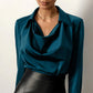 Ulvaine Blouse | Dames Herfst Elegante Zijde Blouse